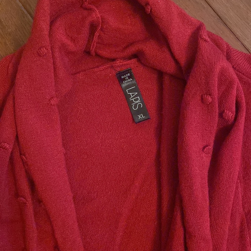 Long Open Front Cardigan by Lapis XL - Picture 4 of 5